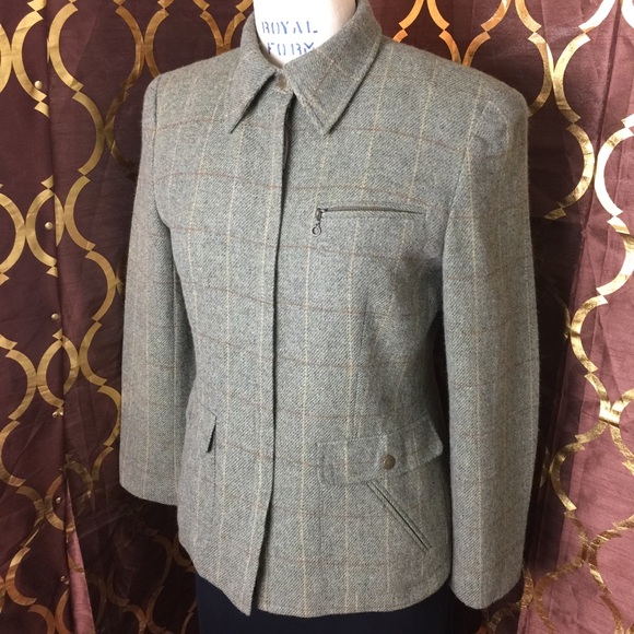 Ralph Lauren Green Label Zipper Down Jacket Size 6 - Picture 1 of 9